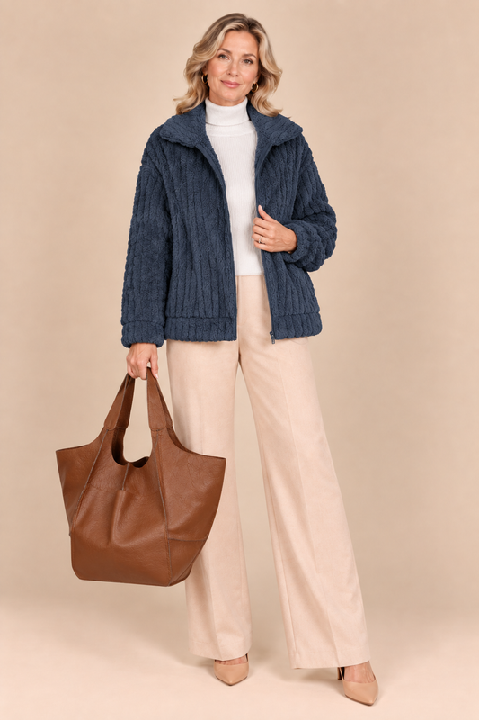Roberta | Chaqueta Cremallera Acogedora