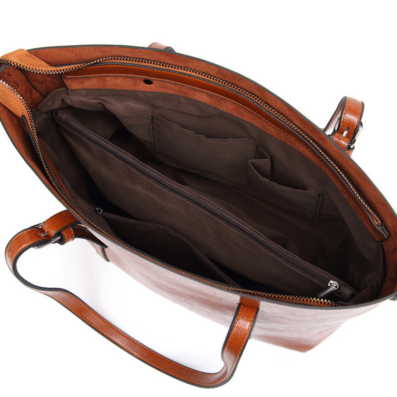 Claudia – Bolso Tote Grande de Estilo Vintage