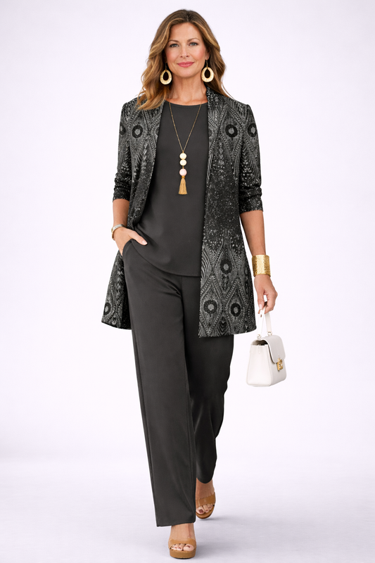Hailey - Conjunto Elegante de Tres Piezas