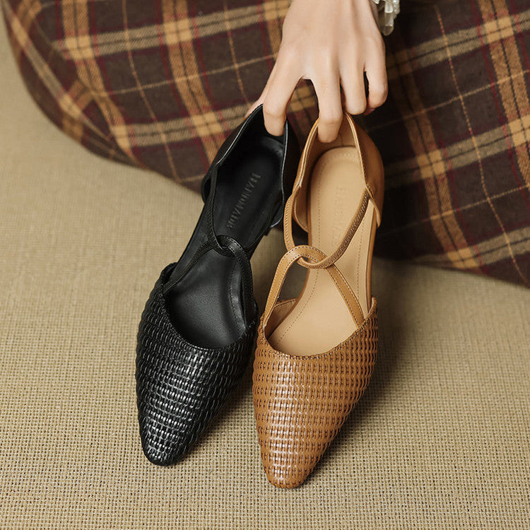 Dona | Zapatos de Tacón de Piel Genuina