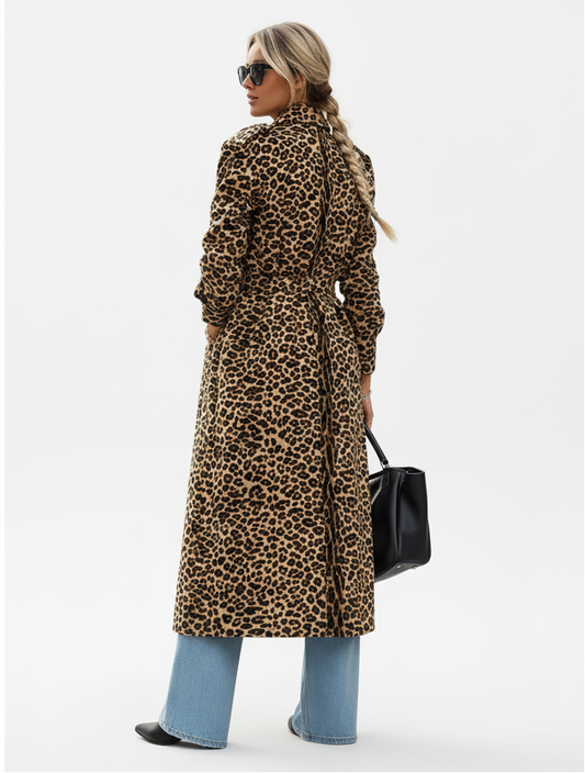 ABRIGO MIDI LEOPARDO