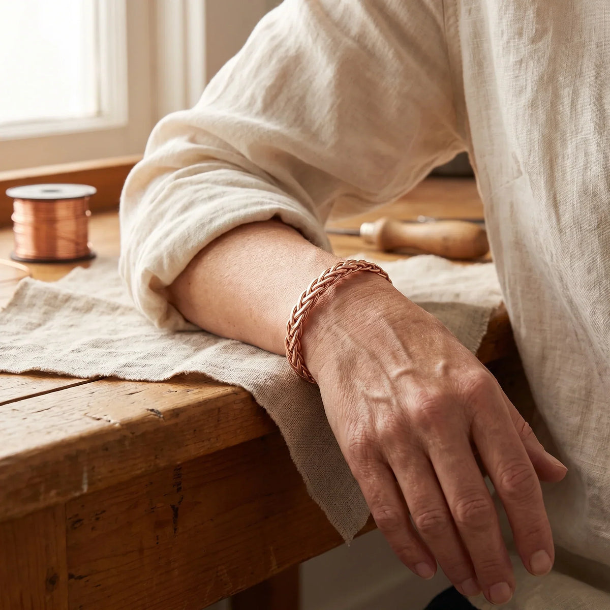 Pulsera de cobre Bramble