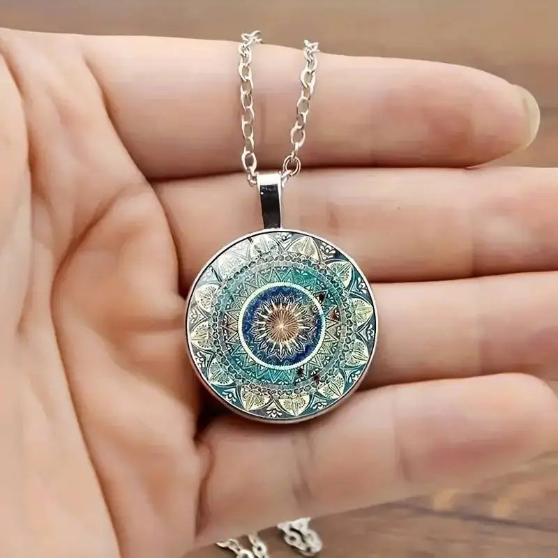 Collar Azélie — Mandala Azul