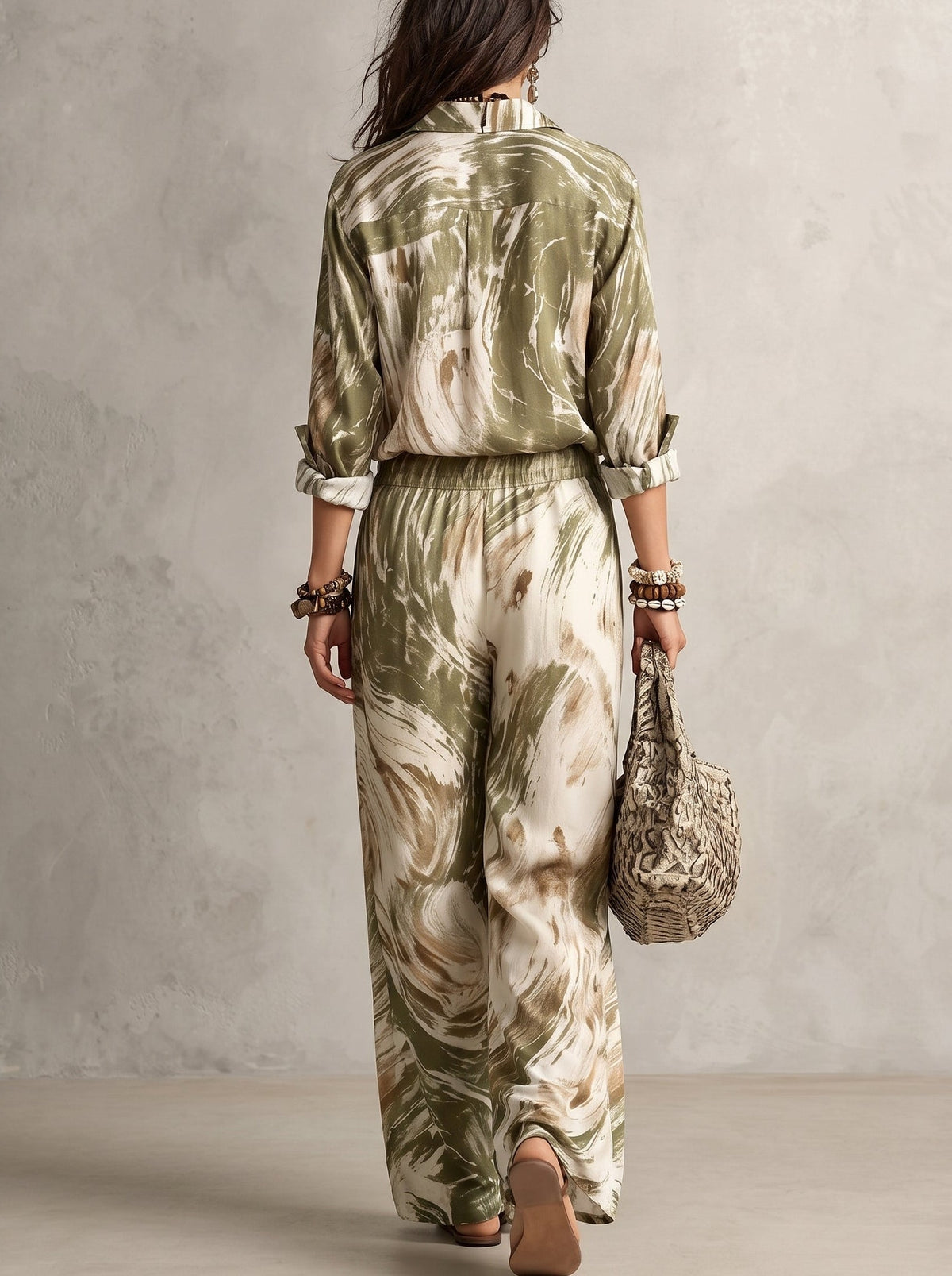 Vittoria | Conjunto chic con cárdigan cruzado