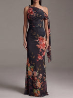 Odalys | Vestido Negro Un Hombro