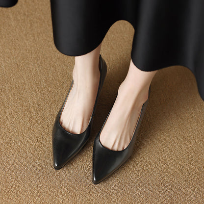 Zella | Zapatos de Tacón de Piel Genuina