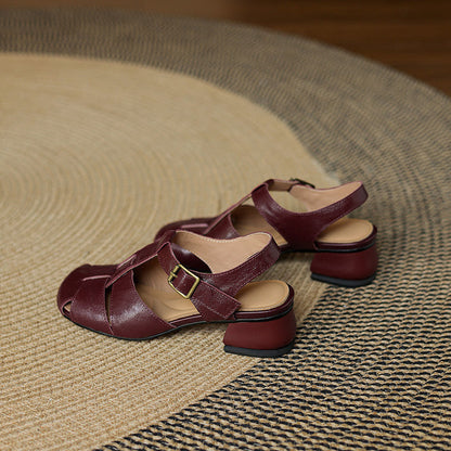 Amaya | Zapatos de Piel Genuina