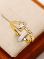 Clara – Anillo delicado con brillo de zirconia cúbica