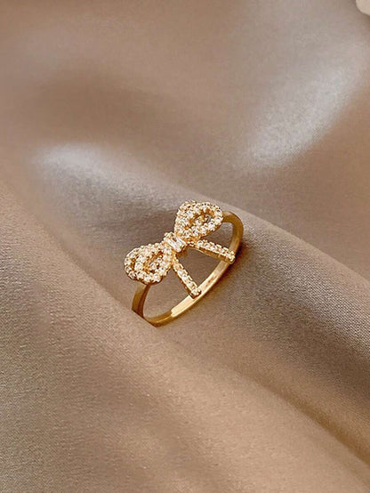 Gabriela – Anillo con Lazo de Zirconia de Estilo Vintage