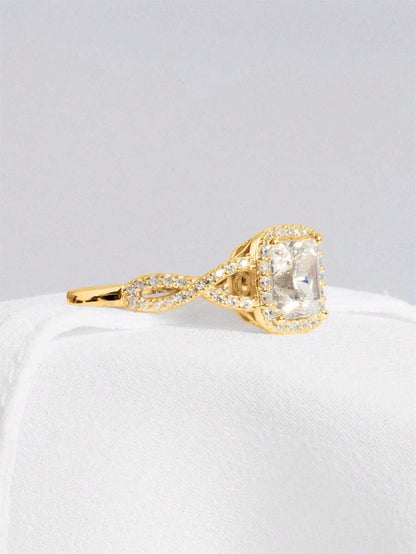 Valentina – Anillo Solitario con Zirconia Cúbica Brillante