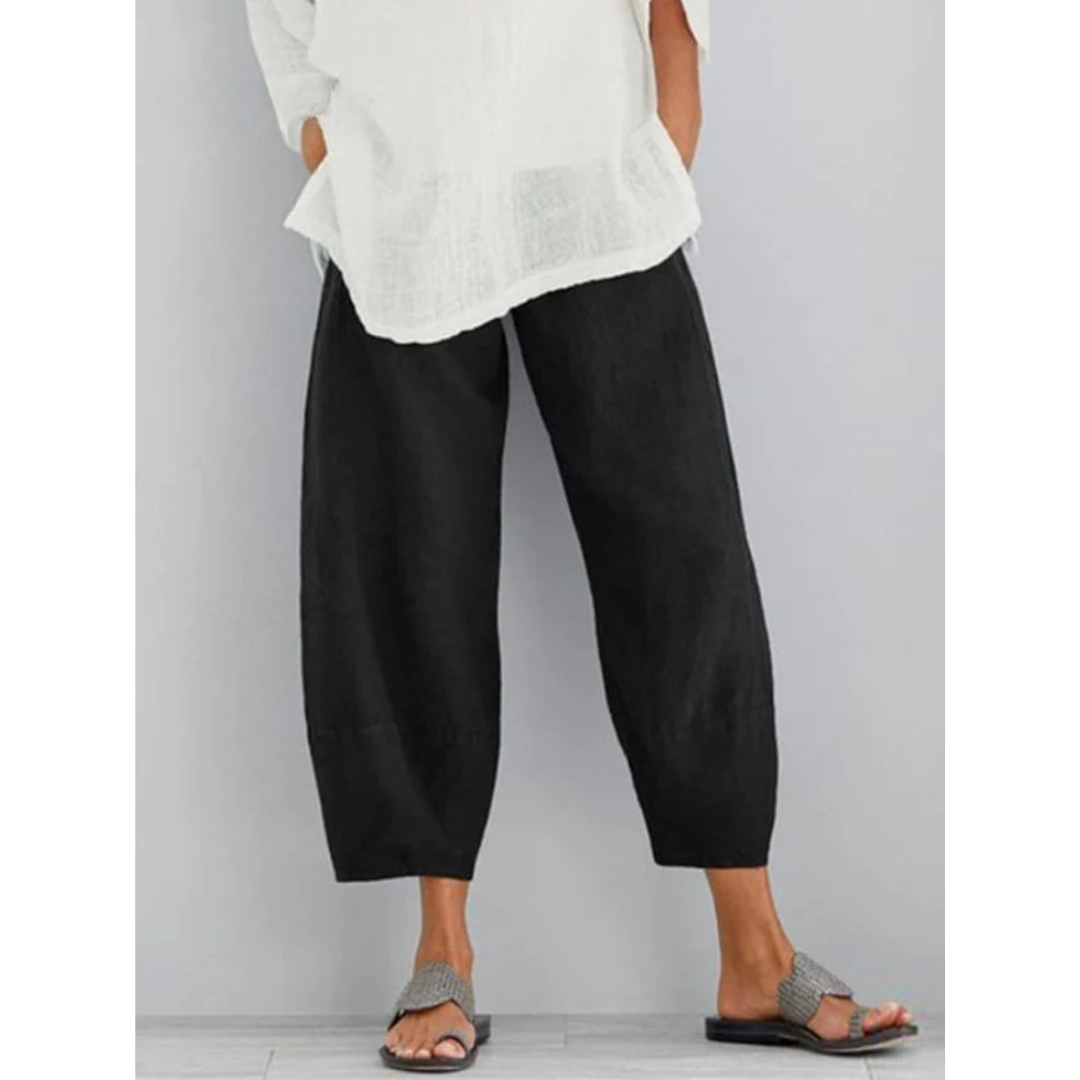 Elena | Pantalones de lino elegantes y cómodos