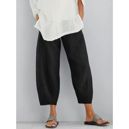 Elena | Pantalones de lino elegantes y cómodos
