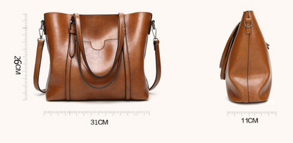 Claudia – Bolso Tote Grande de Estilo Vintage