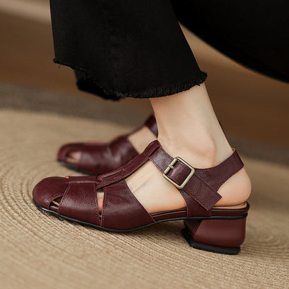 Amaya | Zapatos de Piel Genuina