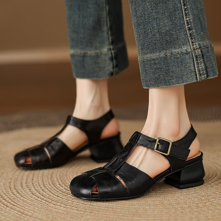 Amaya | Zapatos de Piel Genuina