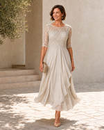 Rose | Vestido Midi de Encaje Favorecedor