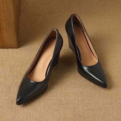 Zella | Zapatos de Tacón de Piel Genuina