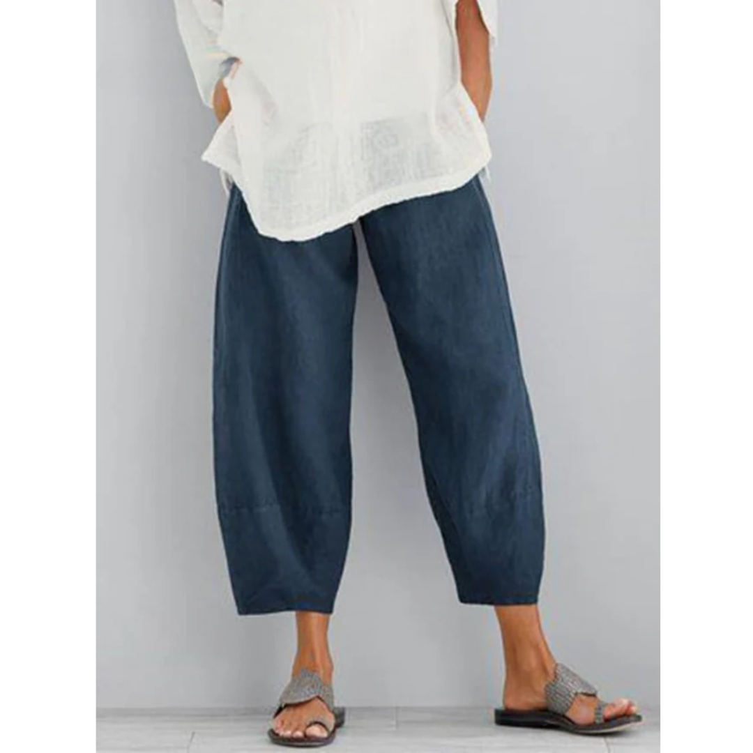 Elena | Pantalones de lino elegantes y cómodos