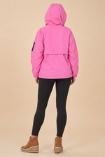 REGINA/ Chaqueta impermeable con capucha DWR™ de corte holgado clásico