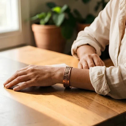 Pulsera de cobre nativo