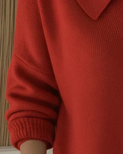 Vega |Suéter de Punto con Cuello Camisero