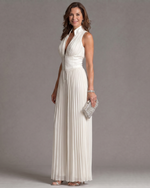 Maria | Mono de cuello halter y pierna ancha