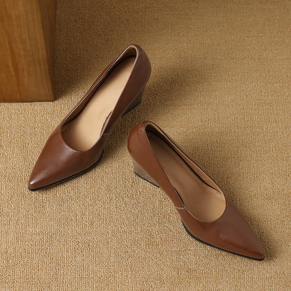 Zella | Zapatos de Tacón de Piel Genuina