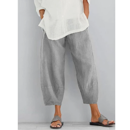 Elena | Pantalones de lino elegantes y cómodos