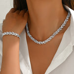 Berta - Set de Joyas de Espiga con Cristales