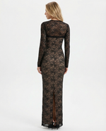 LACE MUSE - Vestido Maxi Corsé de Encaje.