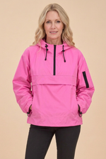 REGINA/ Chaqueta impermeable con capucha DWR™ de corte holgado clásico