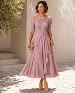 Rose | Vestido Midi de Encaje Favorecedor