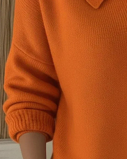 Vega |Suéter de Punto con Cuello Camisero