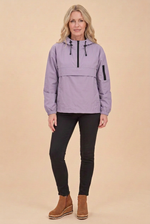 REGINA/ Chaqueta impermeable con capucha DWR™ de corte holgado clásico