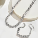 Berta - Set de Joyas de Espiga con Cristales