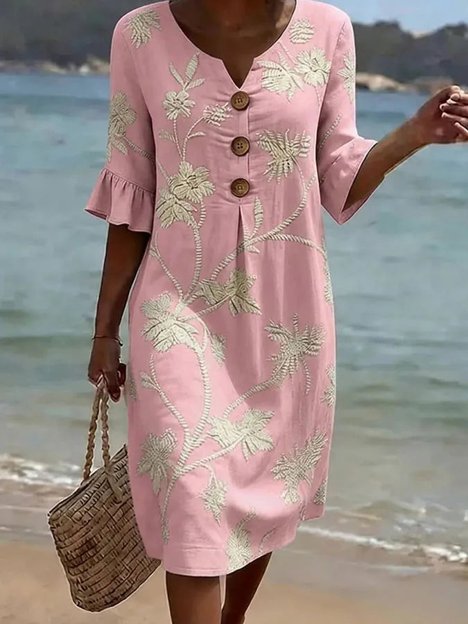 CAROL / Vestido con estampado floral