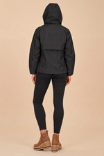 REGINA/ Chaqueta impermeable con capucha DWR™ de corte holgado clásico