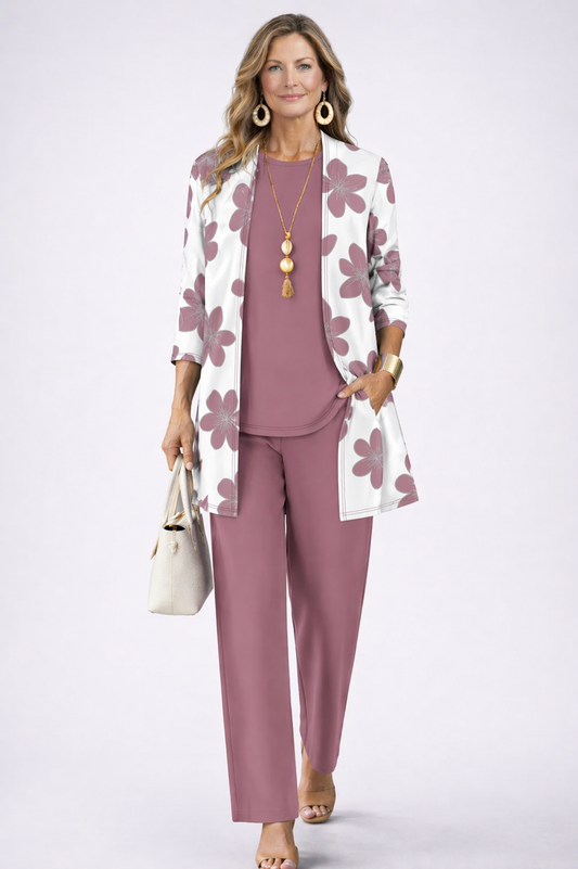 Tine - Conjunto Elegante de Tres Piezas