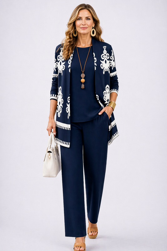 Casey - Conjunto Elegante de Tres Piezas