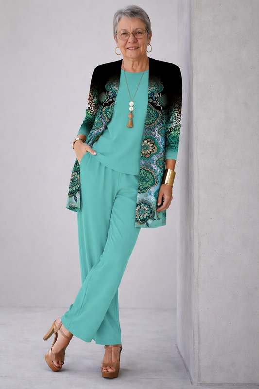 Gel - Conjunto Elegante de Tres Piezas