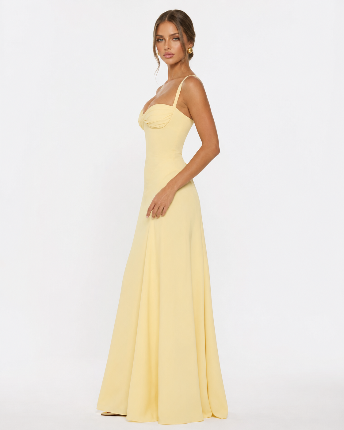 AURELIA - Vestido Maxi Corsé con Escote Corazón