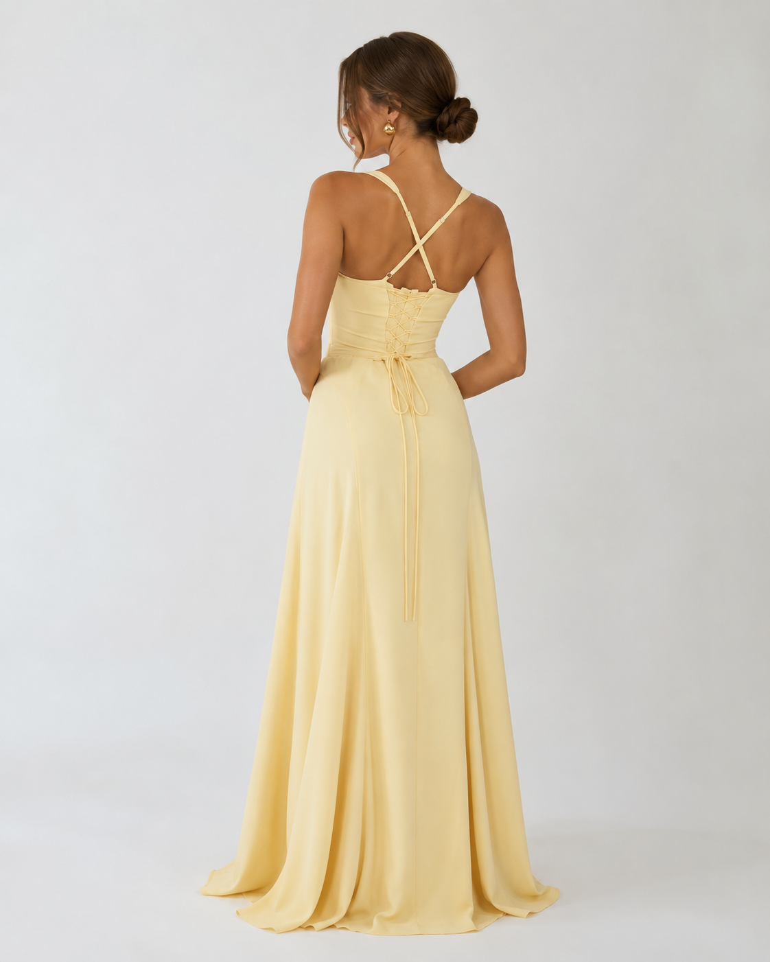 AURELIA - Vestido Maxi Corsé con Escote Corazón