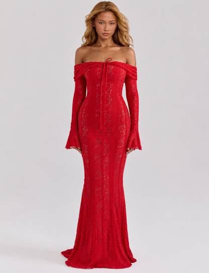 Vestido Maxi Encaje Ethereal