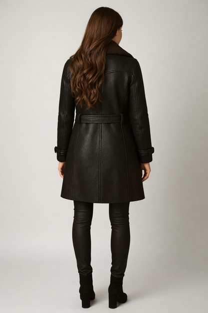 LENA™ | ABRIGO DE CUERO