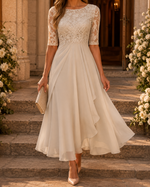 Rose | Vestido Midi de Encaje Favorecedor