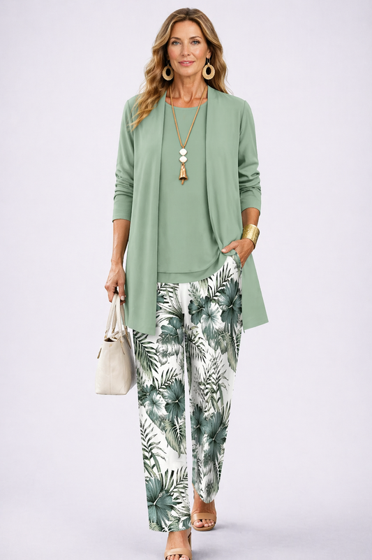 Lorie - Conjunto Elegante de Tres Piezas