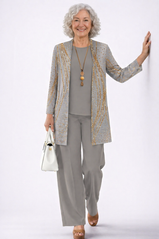 Ali - Conjunto Elegante de Tres Piezas