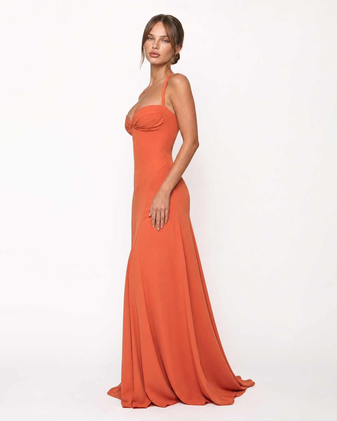 AURELIA - Vestido Maxi Corsé con Escote Corazón
