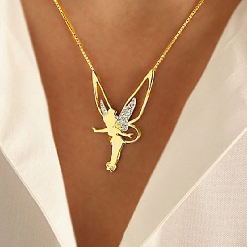 Collar Hada de la suerte Oro