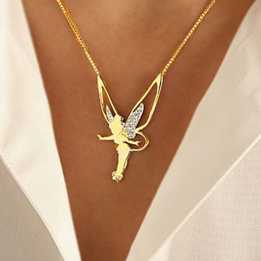 Collar Hada de la suerte Oro